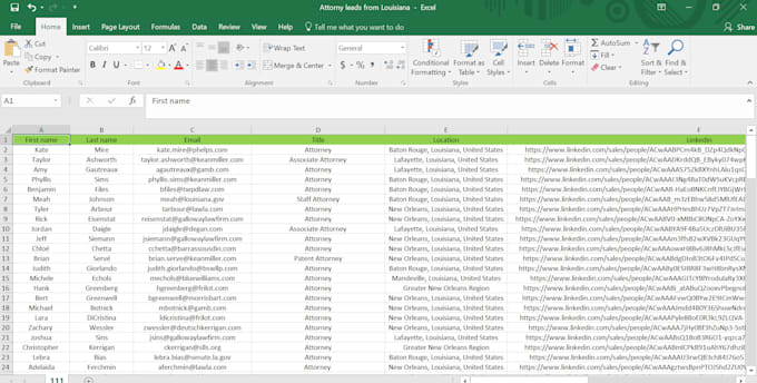 provide b2b lead generation for any industries