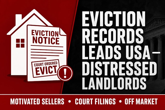 provide eviction records leads USA