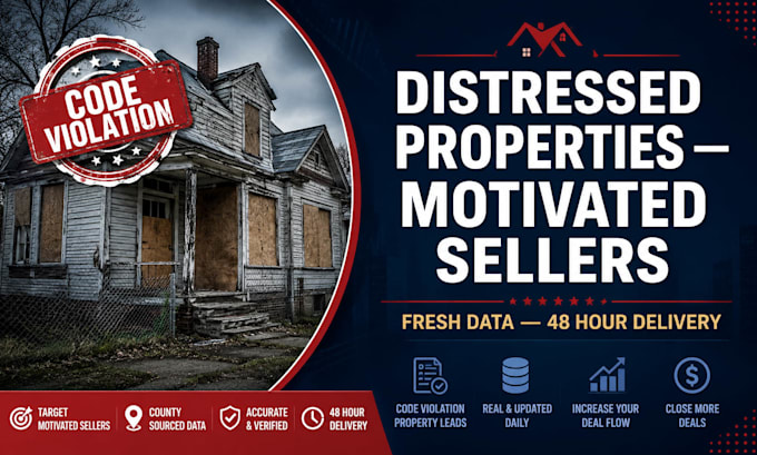 code violation property leads for real estate investors USA