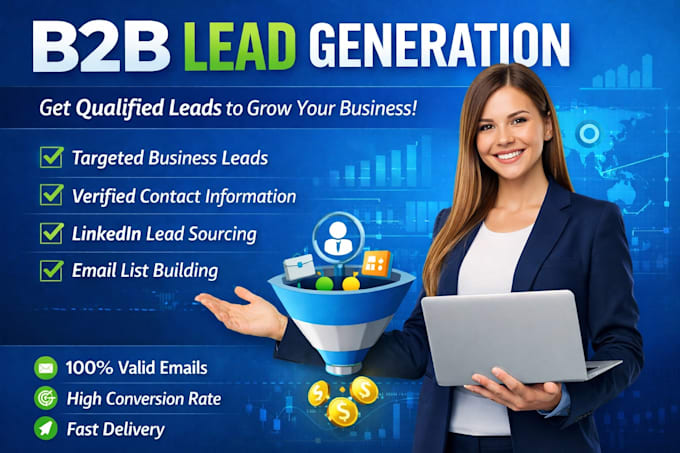 do targeted b2b lead generation and verified email list building