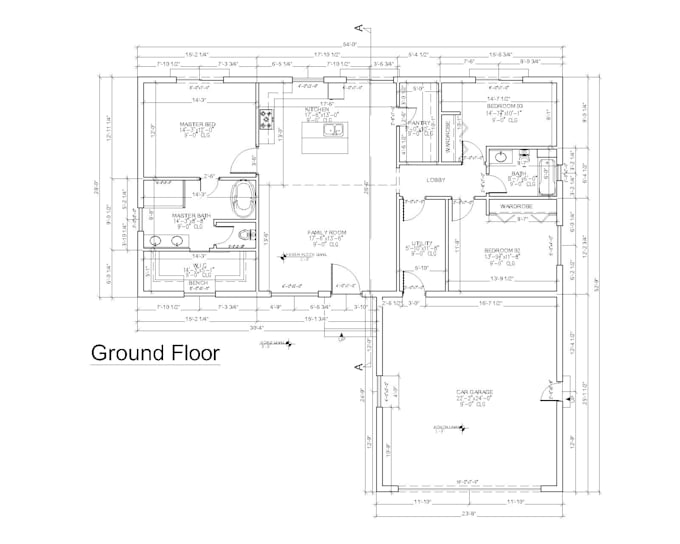 create 2d section, elevation and framing in architecture