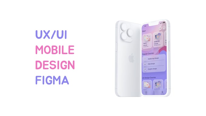 Design ux ui mobile app mockup in figma by Soniaklaudia | Fiverr