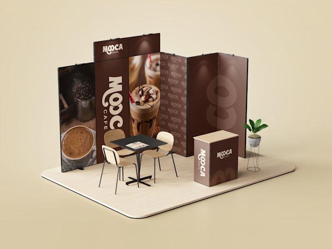design trade show booth, backdrop, exhibition stand , kiosk, banner