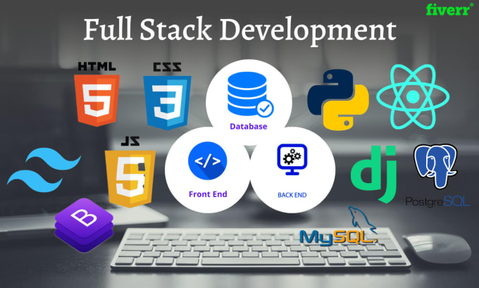 Build python, django and react js websites as a full stack developer by ...