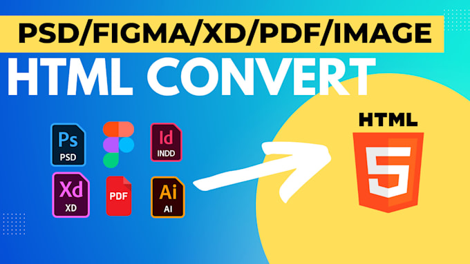 Convert your design into responsive html template by Hamzah840 | Fiverr