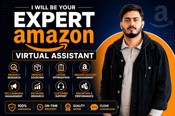 be your expert amazon virtual assistant, amazon seller central PPC consultant