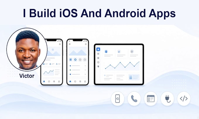 build ios and android app using react, flutter, or maui