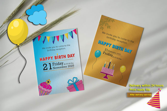 design christmas, birthday and new year greeting cards