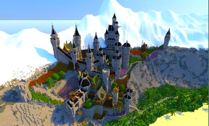 castillo medieval minecraft por dentro