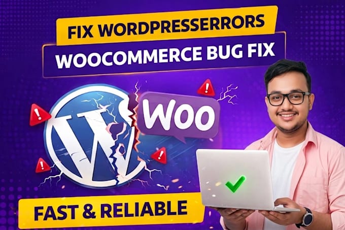 fix wordpress or woocommerce issues fast