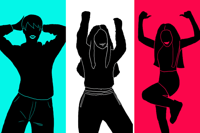tik tok group dance, group dance to run a perfect ads for your song