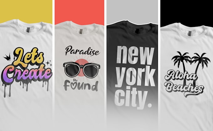 do tshirt design and custom typography t shirt design