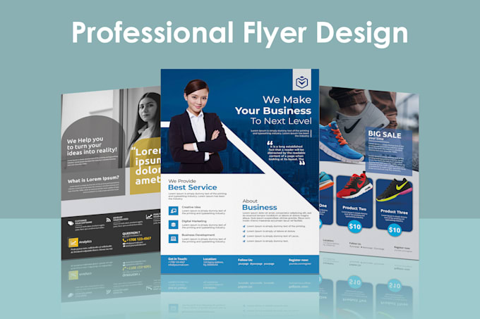 do professional flyer design with in 24 hours