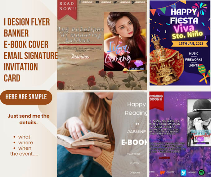 design book cover, banner, flyer, and invitation