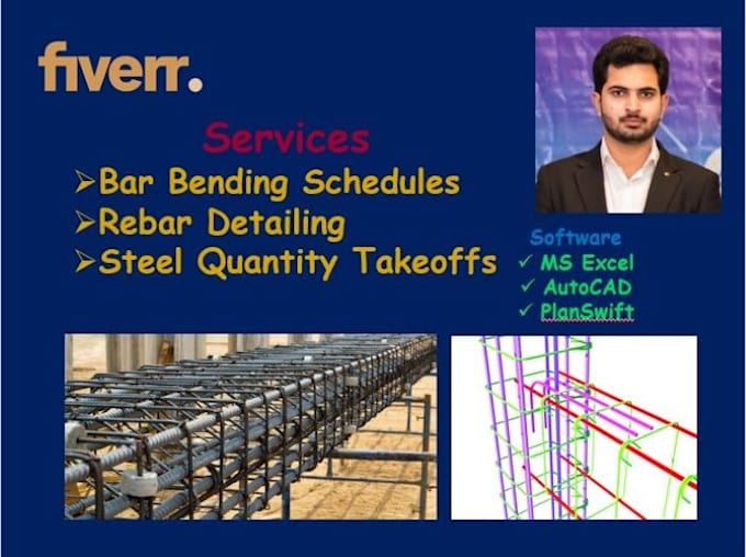 do bar bending schedules, steel quantity estimation for you