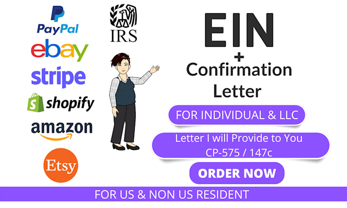get your sole and llc ein tax id with confirmation letter