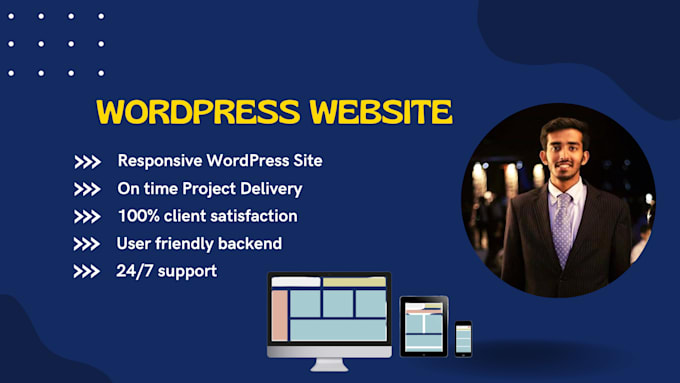 Create responsive wordpress website by Ahmadaliamin75 | Fiverr