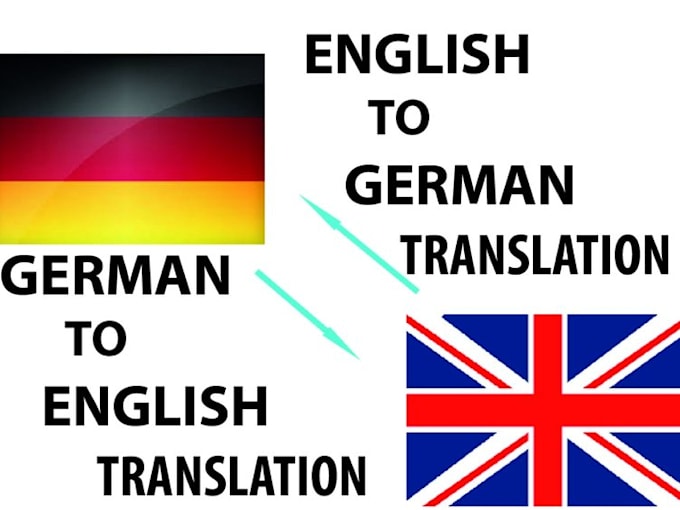 Translate english to german or translate german to english by