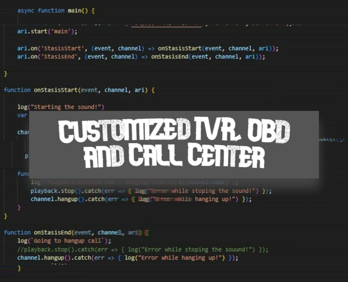 give asterisk, freepbx, voip and customize calls solutions