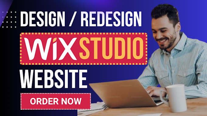 customize wix studio website design, wix redesign, wix ecommerce website