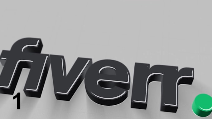 make simple extrude glossy logo reveal intro,youtube intro