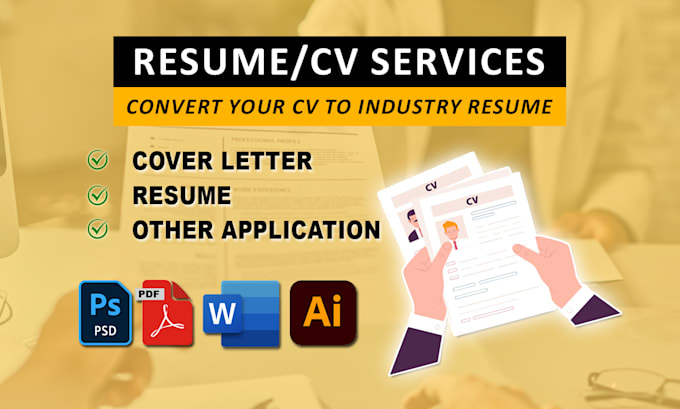 Provide cv maker, cover letter, resume writer and upgrade your ...
