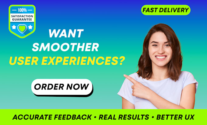 do user testing for website and apps