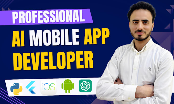 develop ai mobile app, ai app or ai saas mobile application