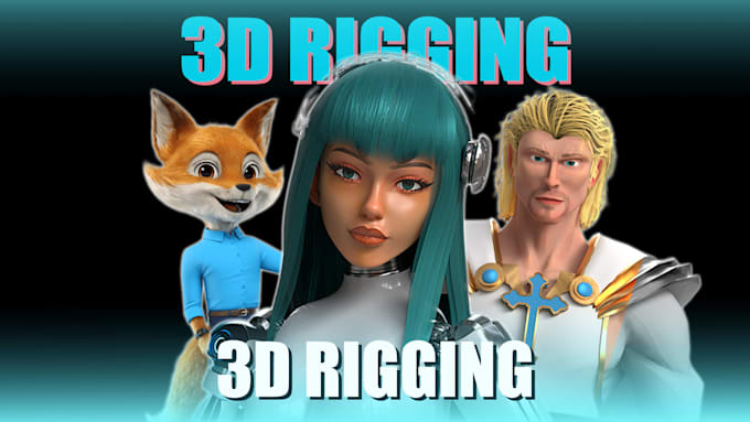 rig your 3d character model