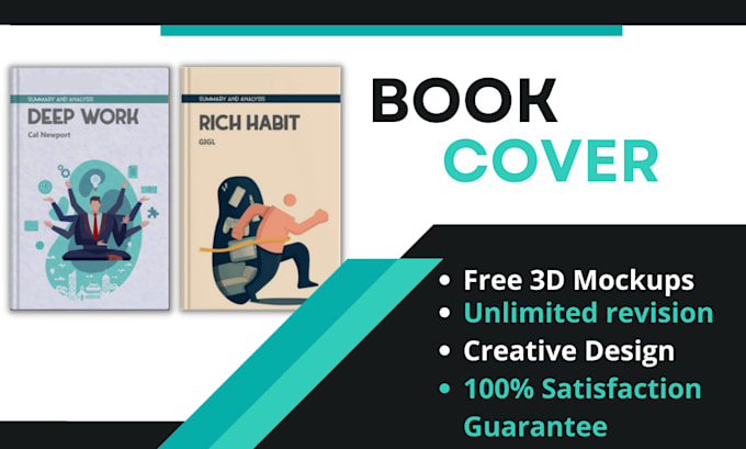 Design an eye catching book cover by Usama_zafar_3d | Fiverr