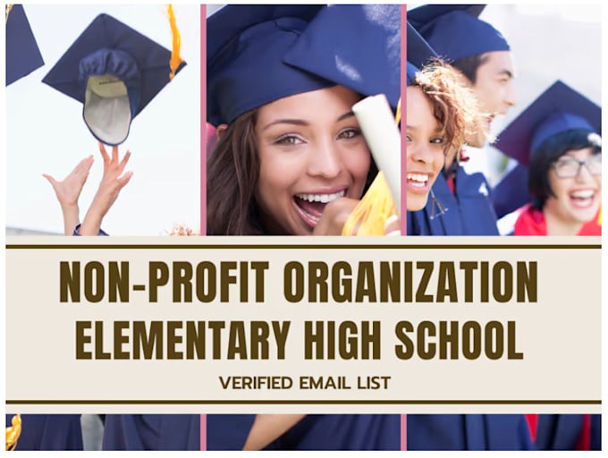 do non profit organization elementary school email list