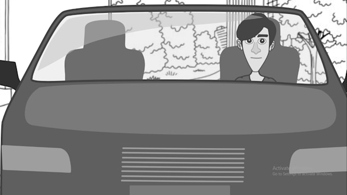 an animated video just like this