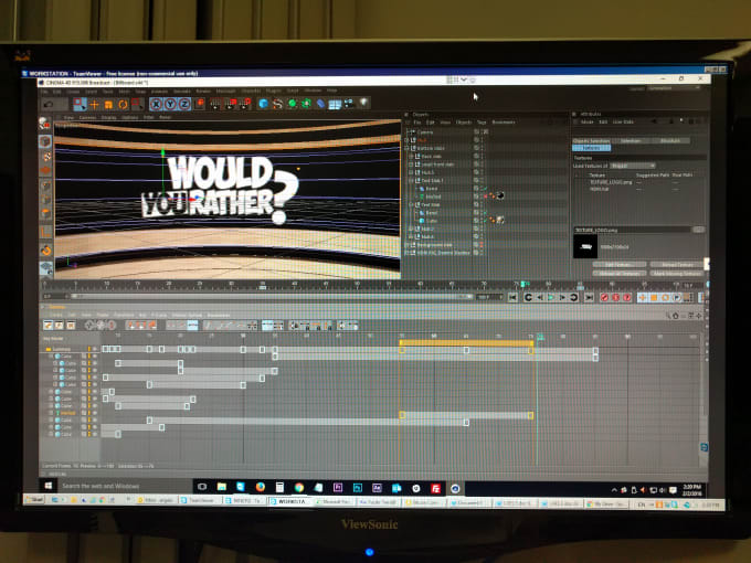 Add ur logo or modify any cinema 4d template you have purchased from