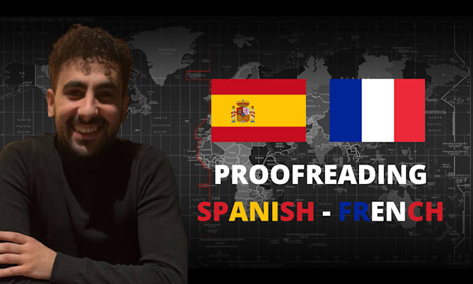 proofread and improve your text in spanish or french