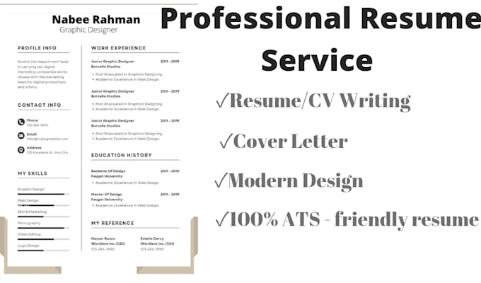 Provide professional resume writting - Provide Professional Resume Writting Cv Cover Letter Service 