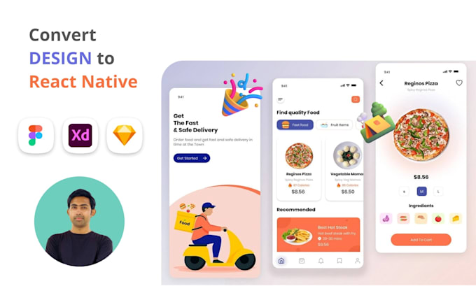 Develop react native frontend ui by Zenukhas | Fiverr