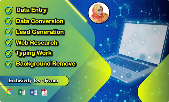 do copypaste, excel, word, PDF data entry, conversion