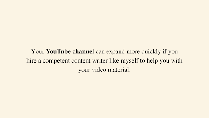 Write a professional script for your youtube video by Khaksarkhakim ...