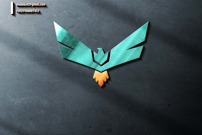 design an eagle, falcon, hawk, animal logo with high quality