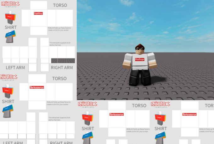 Give 1 folder with aesthetic roblox shirt templates by Themoic