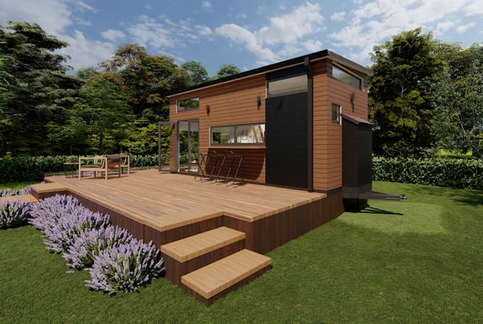 do house exterior design, interior design and 3d rendering
