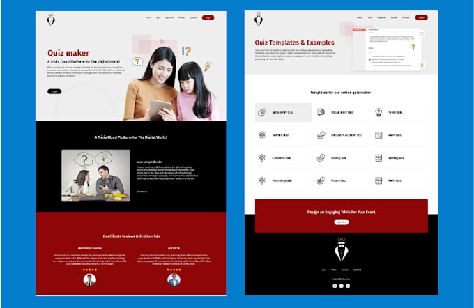 create a stunning trivia quiz and lms website