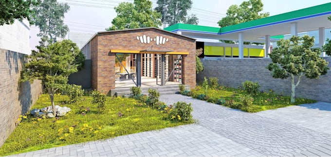 do high quality  renders with sketchup , lumion