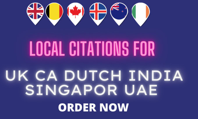 Do local citations directory submission for uk canada germany india uae