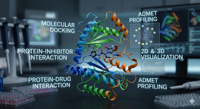 perform bioinformatics analysis and molecular docking