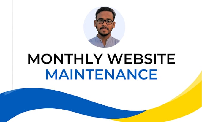 do monthly maintenance of your wordpress website