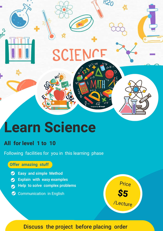 teach science from level 1 to 10