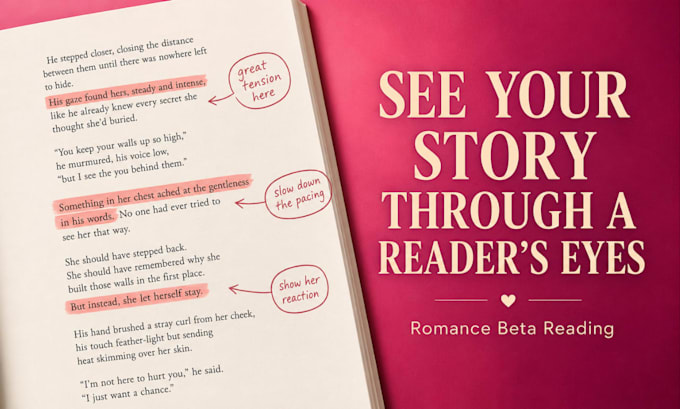 be your romance beta reader