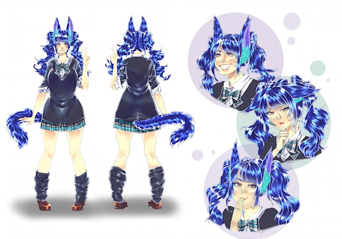 Be your vtuber model, live2d model, vrchat avatar, vrm, anime by ...