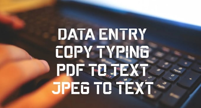 Do image to text data entry by Hananranavlogs | Fiverr